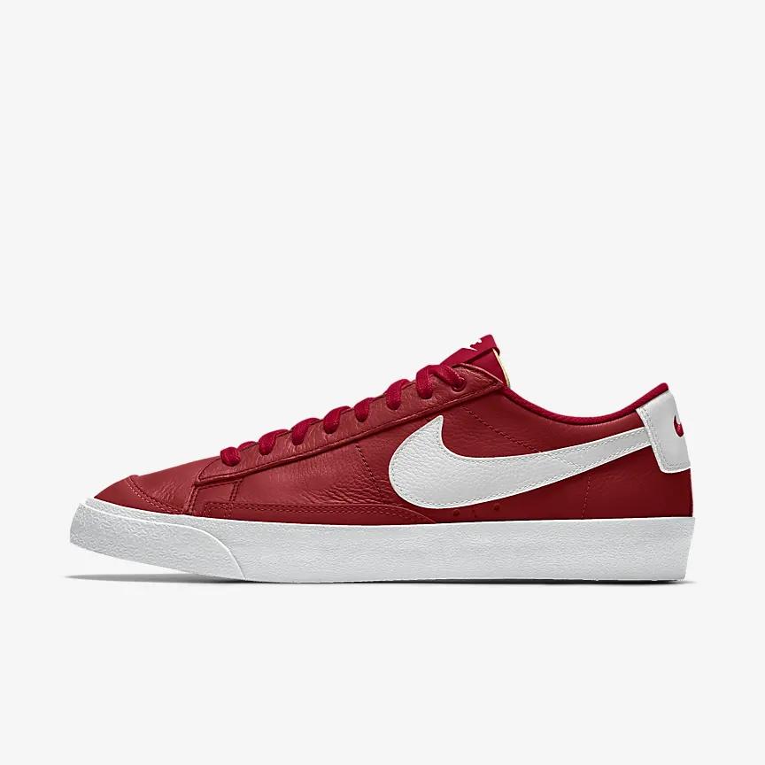 Nike Nike Blazer Low '77 By You Nữ Đỏ Trắng